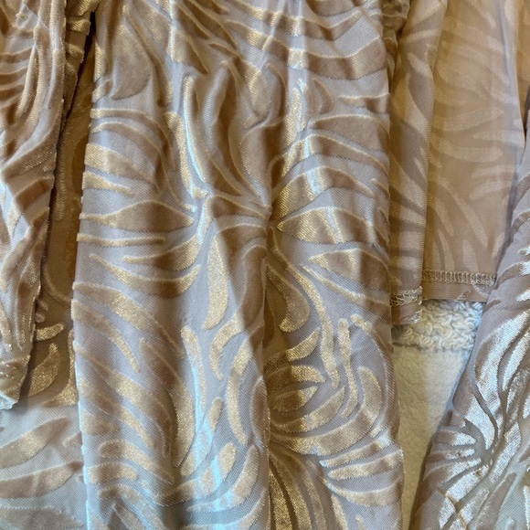 Ruby Rd Gold Kimono - Picture 3 of 5